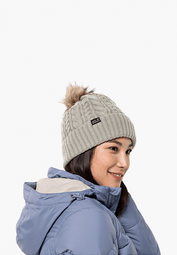 

Шапка Jack Wolfskin, Серый, Jack Wolfskin JA021CWKSDX5