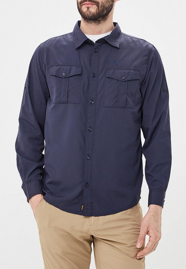 

Рубашка Jack Wolfskin, Синий, ATACAMA ROLL-UP SHIRT