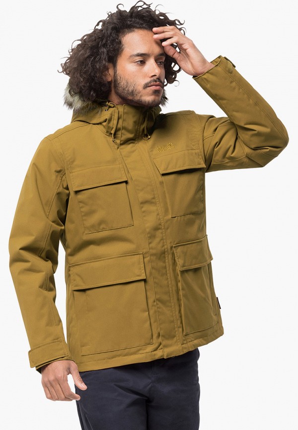 

Куртка утепленная Jack Wolfskin, Коричневый, POINT BARROW