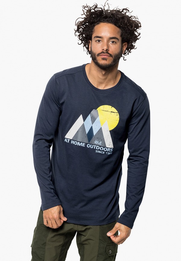 

Лонгслив Jack Wolfskin, Синий, MOUNTAIN LONGSLEEVE M