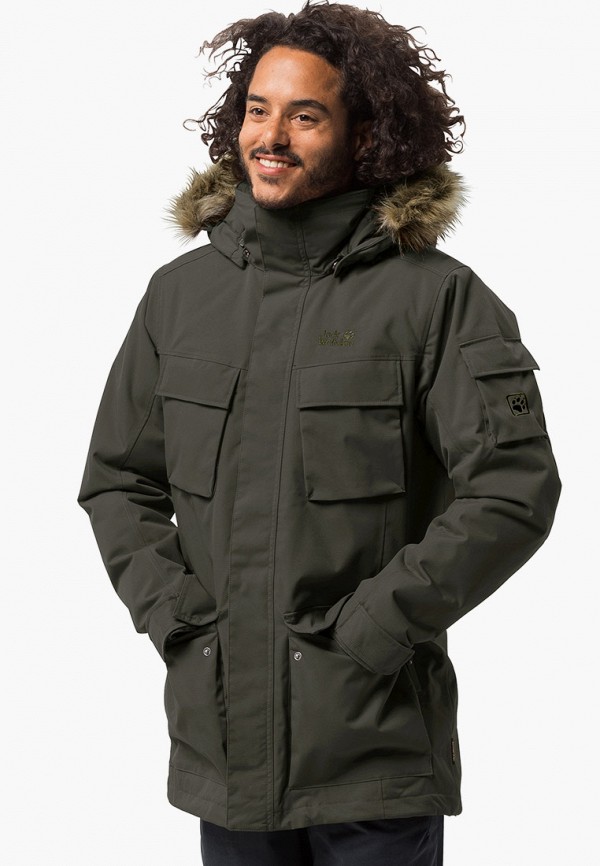 

Парка Jack Wolfskin, Хаки, Jack Wolfskin JA021EMGGCQ1