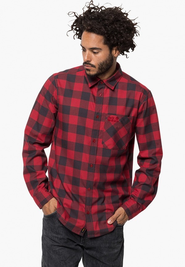 

Рубашка Jack Wolfskin, Красный, RED RIVER SHIRT
