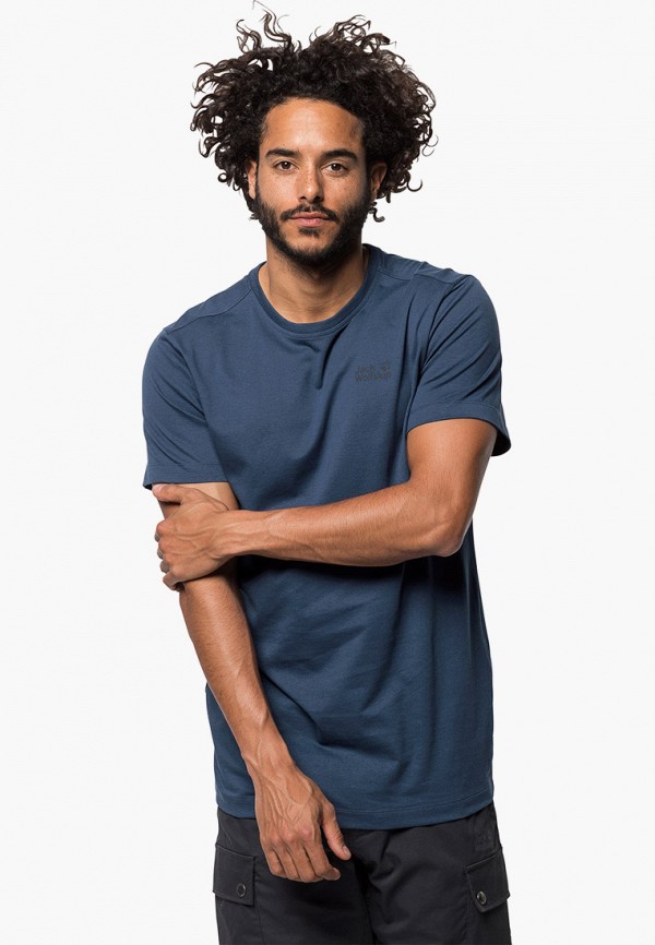 

Футболка Jack Wolfskin, Синий, ESSENTIAL T MEN