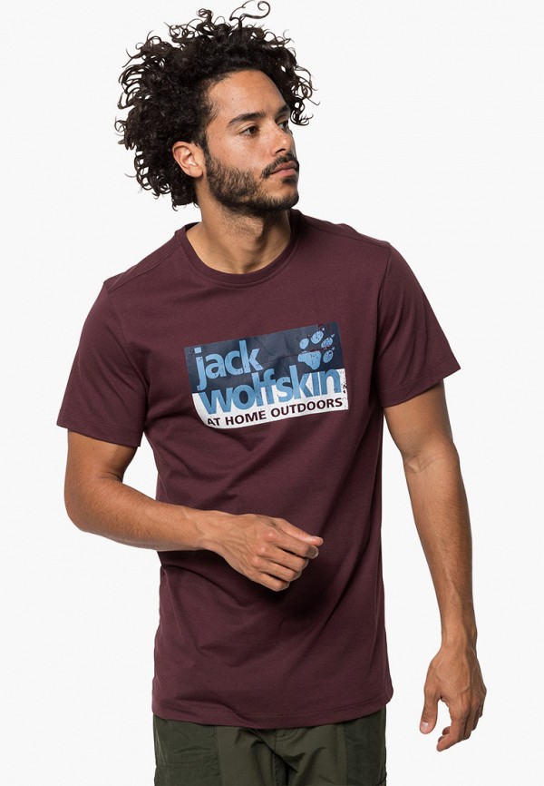 

Футболка Jack Wolfskin, Бордовый, LOGO T M