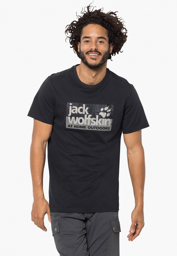 

Футболка Jack Wolfskin, Черный, LOGO T M