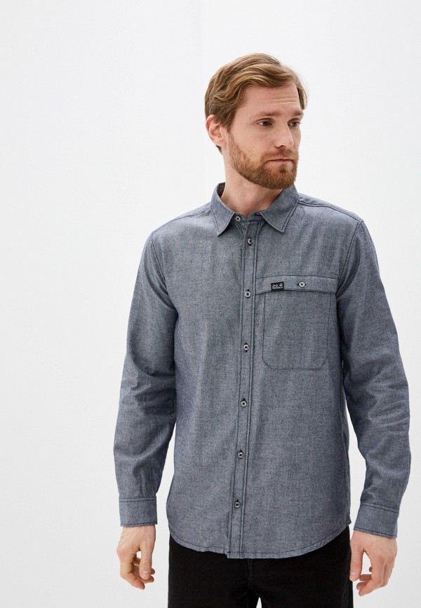 

Рубашка Jack Wolfskin, Синий, NAKA RIVER SHIRT M