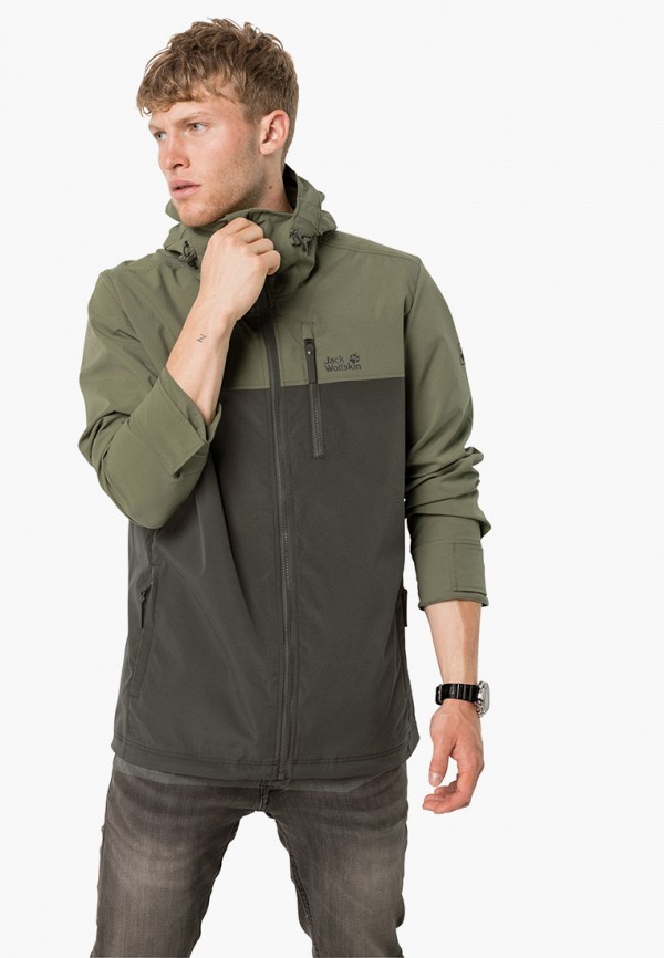 

Ветровка Jack Wolfskin, Хаки, DESERT WIND JACKET M