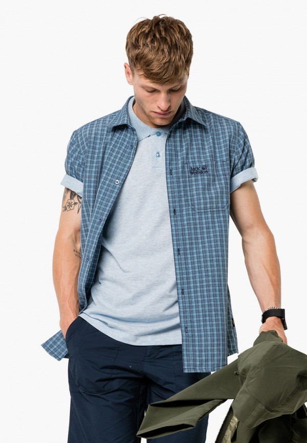 

Рубашка Jack Wolfskin, Синий, EL DORADO SHIRT MEN