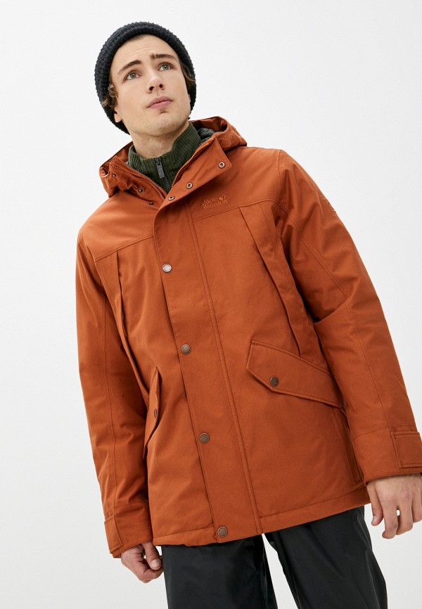

Куртка утепленная Jack Wolfskin, Оранжевый, CLIFTON HILL JACKET M