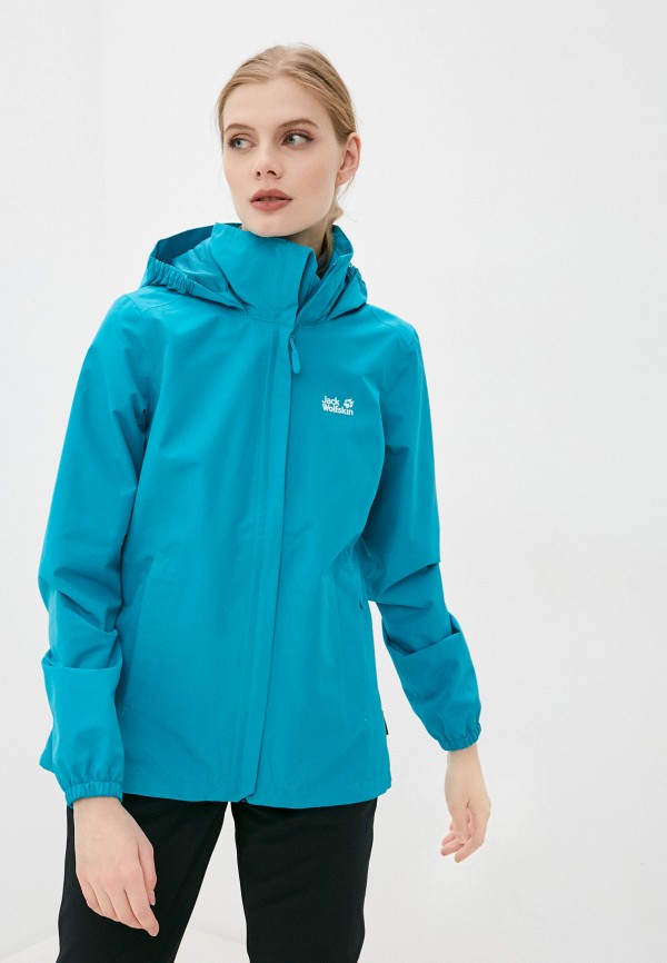

Ветровка Jack Wolfskin, Бирюзовый, STORMY POINT JACKET W