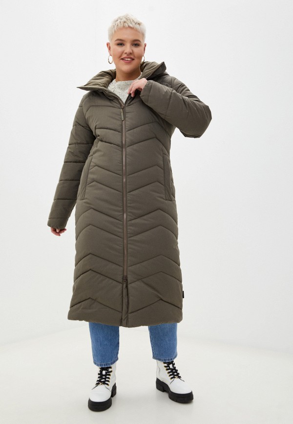 

Куртка утепленная Jack Wolfskin, Хаки, KYOTO LONG COAT W