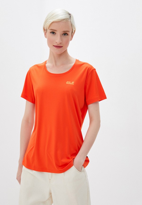 

Футболка спортивная Jack Wolfskin, Оранжевый, TECH T W