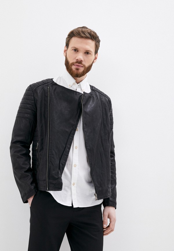 

Куртка кожаная Jackets Industry, Черный, Jackets Industry JA036EMCNVE4