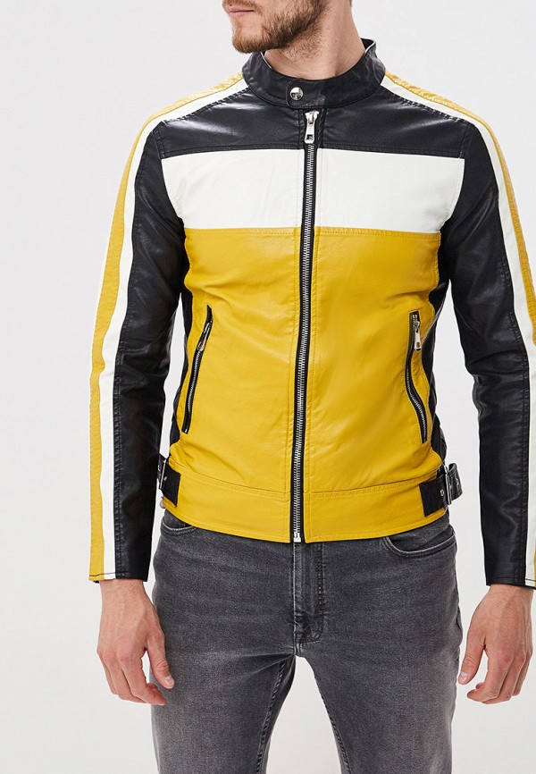 

Куртка кожаная Jackets Industry, Черный