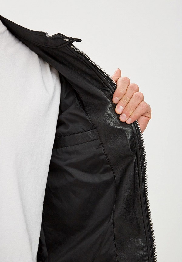 

Куртка кожаная Jackets Industry, Черный