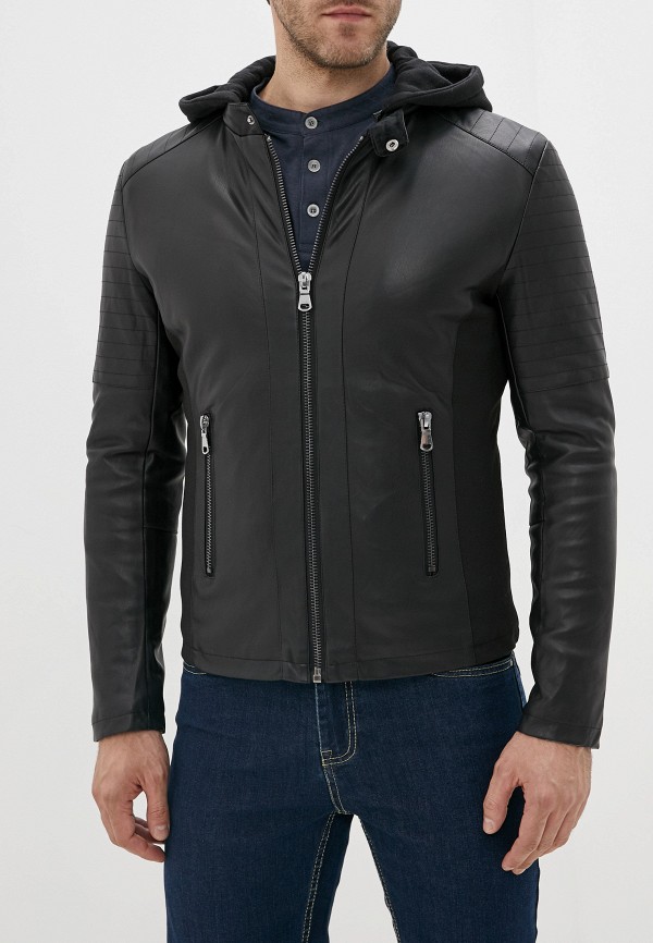 

Куртка кожаная Jackets Industry, Черный, Jackets Industry JA036EMHCIQ5