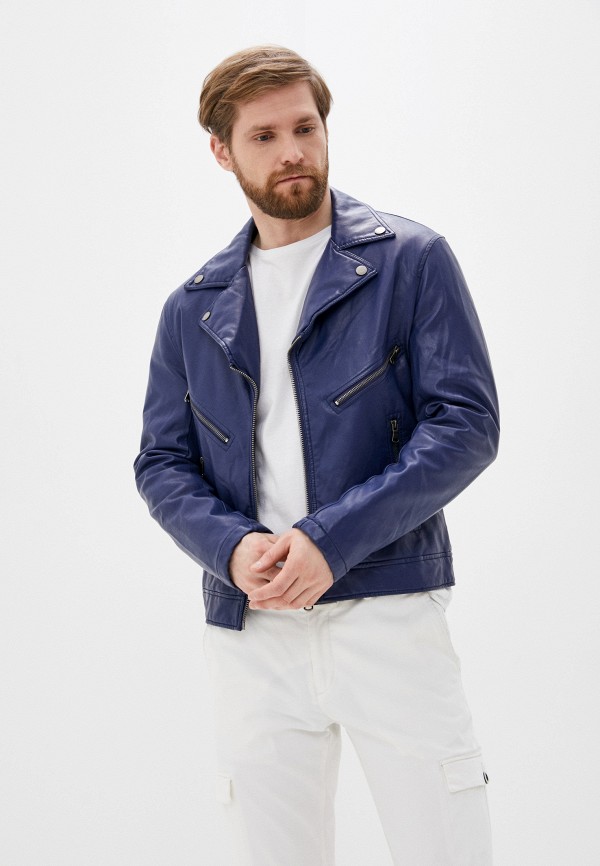

Куртка кожаная Jackets Industry, Синий, Jackets Industry JA036EMJIPP5