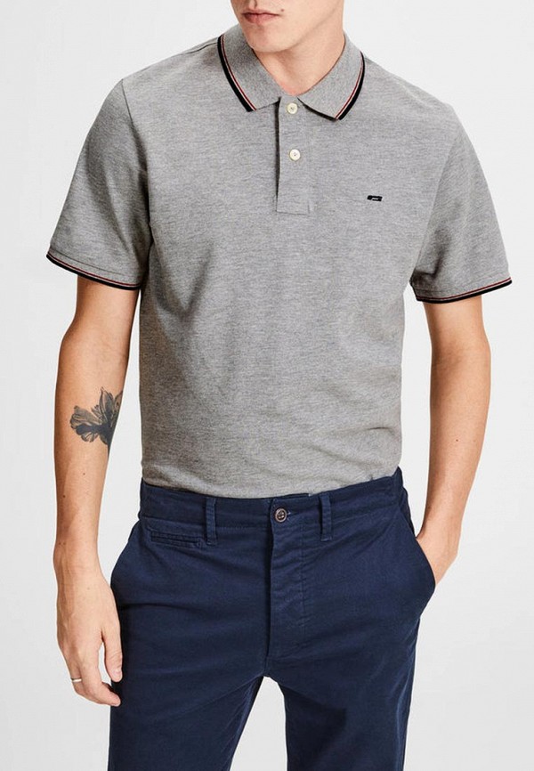 

Поло Jack & Jones, Серый