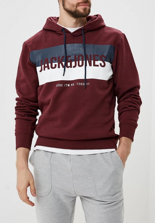 

Худи Jack & Jones, Бордовый