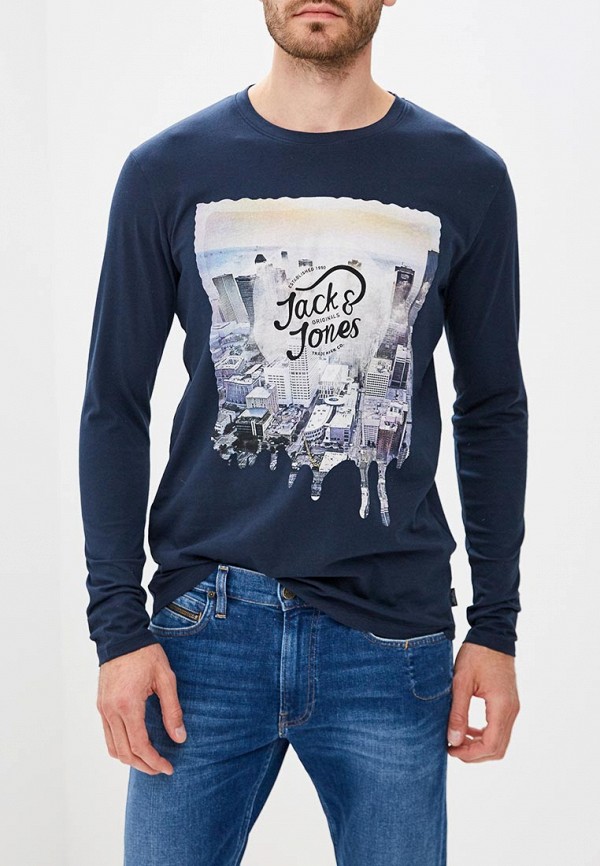 

Лонгслив Jack & Jones, Синий