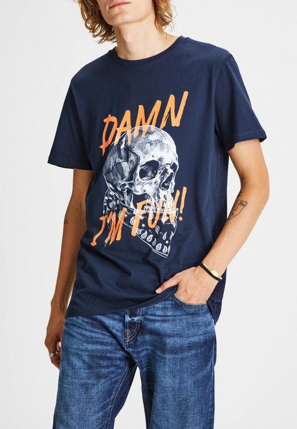 

Футболка Jack & Jones, Синий
