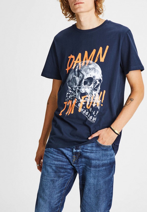 

Футболка Jack & Jones, Синий