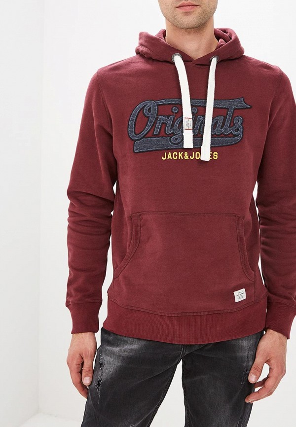 

Худи Jack & Jones, Бордовый