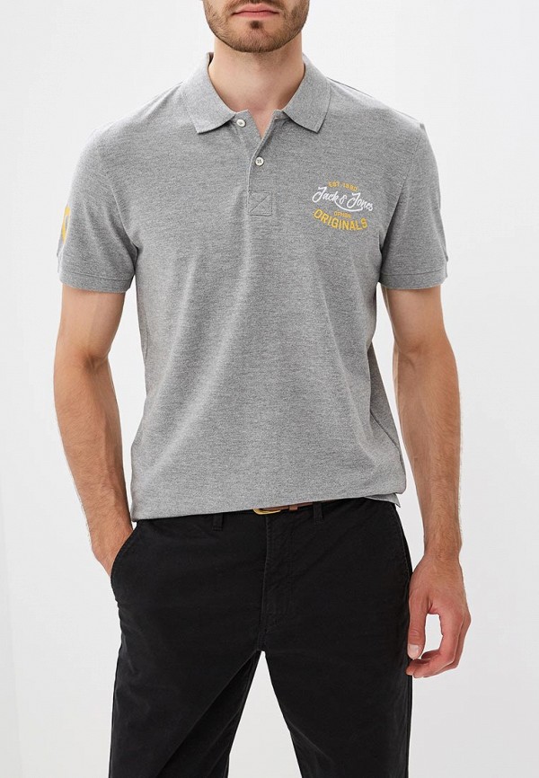 

Поло Jack & Jones, Серый