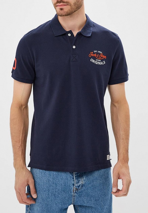 

Поло Jack & Jones, Синий