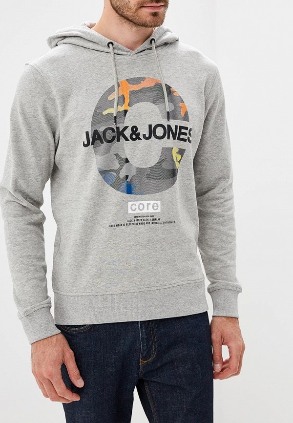 

Худи Jack & Jones, Jack & Jones JA391EMBZRT3, Серый