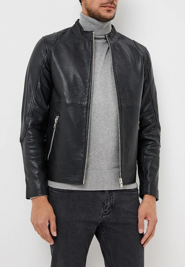 

Куртка кожаная Jack & Jones, Черный