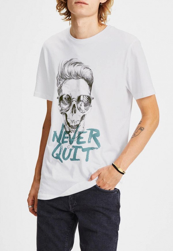 

Футболка Jack & Jones, Белый, Jack & Jones JA391EMCMQW8