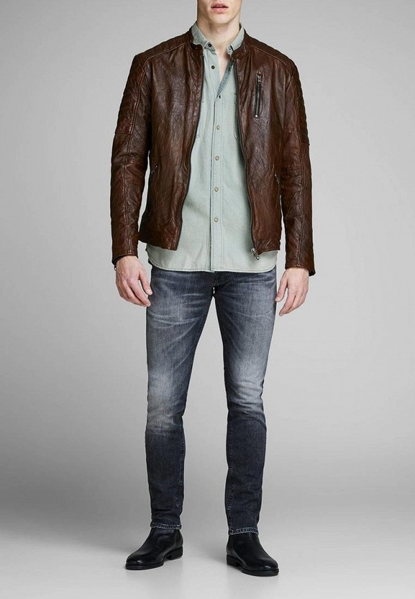 

Рубашка джинсовая Jack & Jones; Jack & Jones JA391EMDKED5, Голубой