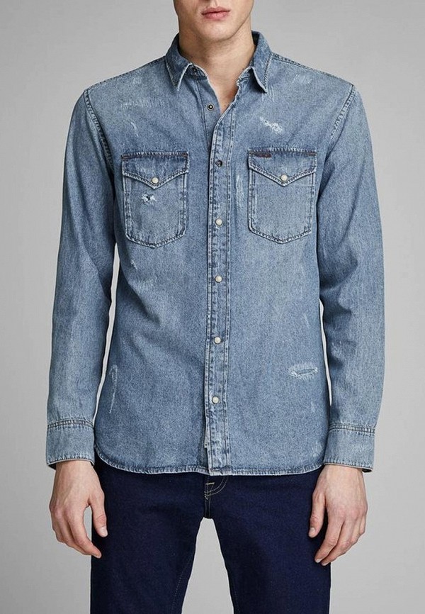 

Рубашка джинсовая Jack & Jones, Синий