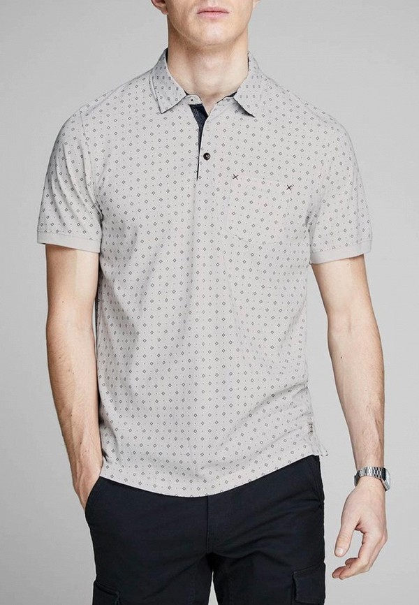 

Поло Jack & Jones, Серый