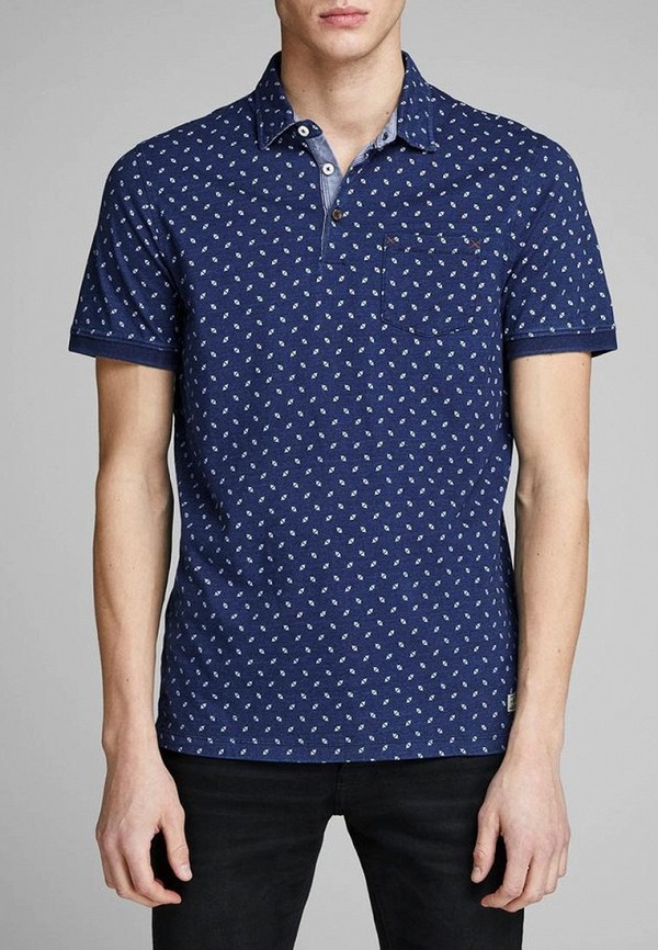 

Поло Jack & Jones, Синий