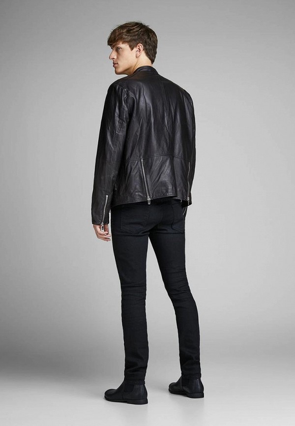 

Куртка кожаная Jack & Jones; Jack & Jones JA391EMDKEG1, Черный
