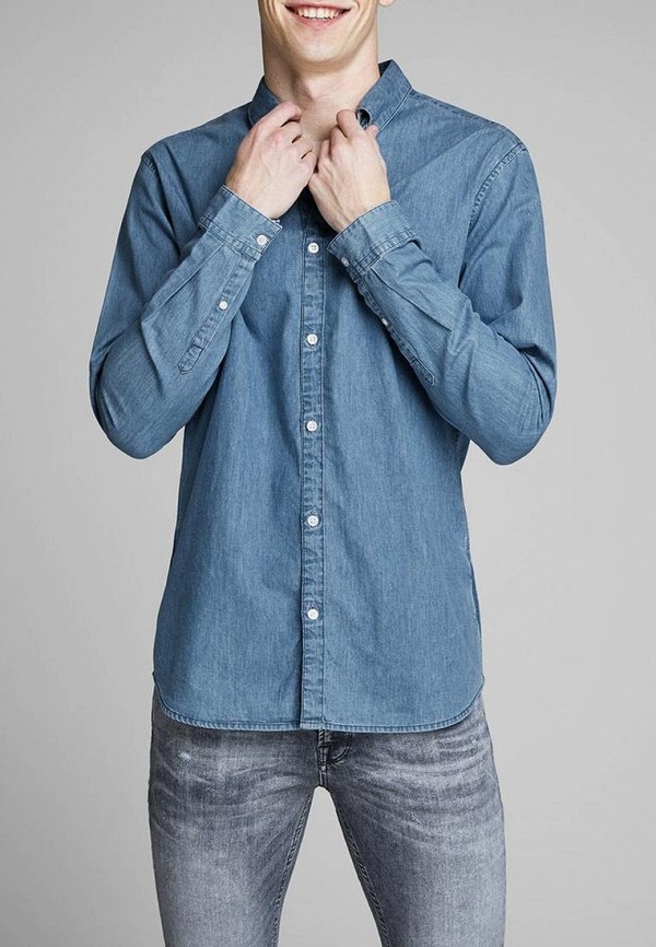 

Рубашка джинсовая Jack & Jones, Синий
