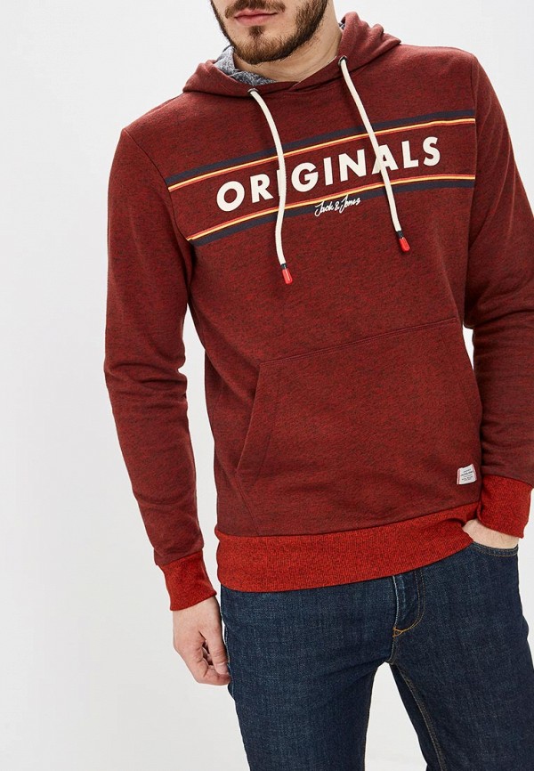 

Худи Jack & Jones, Jack & Jones JA391EMDKEM5, Бордовый