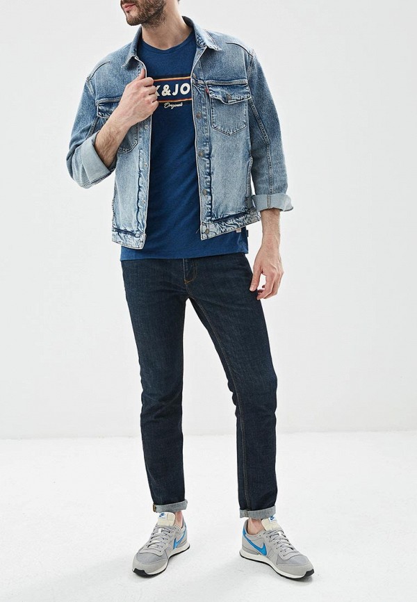 

Футболка Jack & Jones; Jack & Jones JA391EMDKEN1, Синий