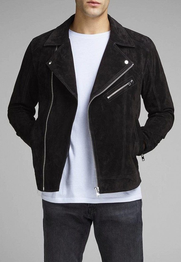 

Куртка кожаная Jack & Jones, Jack & Jones JA391EMDKEO7, Черный