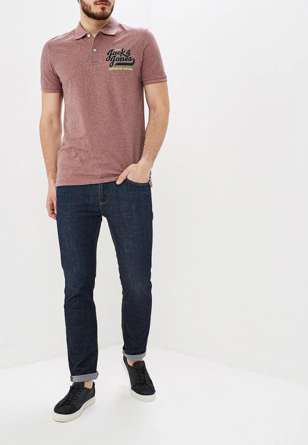 

Поло Jack & Jones; Jack & Jones JA391EMDKER0, Розовый