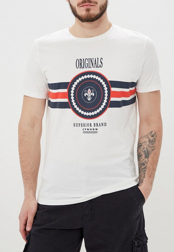 

Футболка Jack & Jones; Jack & Jones JA391EMDKFD6, Белый