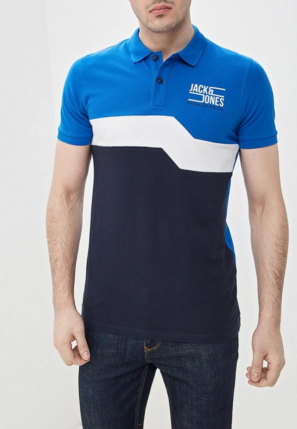 

Поло Jack & Jones, Синий