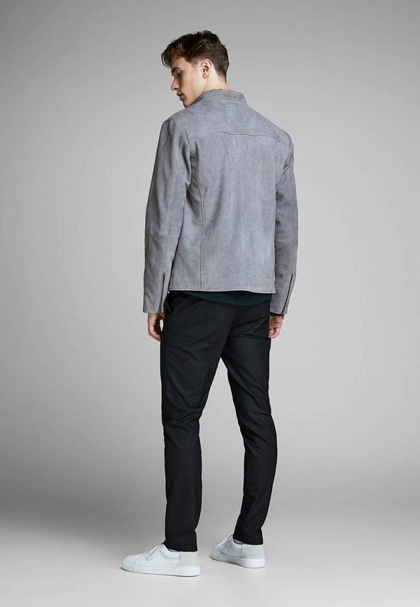 

Куртка кожаная Jack & Jones; Jack & Jones JA391EMDNNW9, Серый