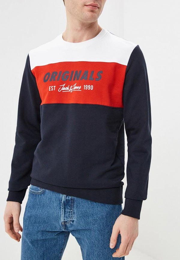 

Свитшот Jack & Jones, Синий