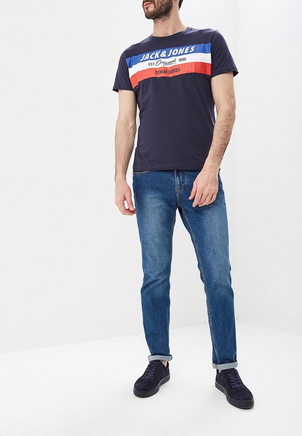 

Футболка Jack & Jones; Jack & Jones JA391EMDNOO1, Синий