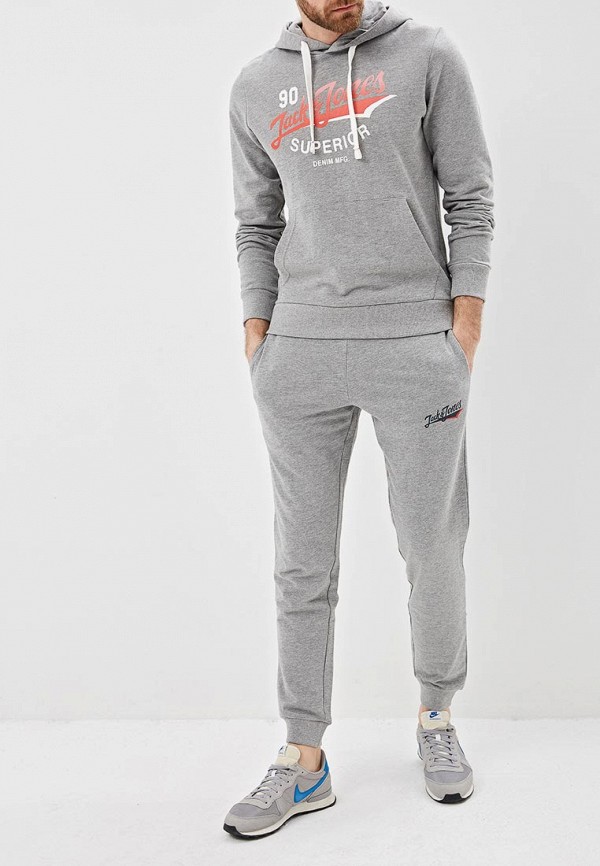

Брюки спортивные Jack & Jones; Jack & Jones JA391EMDNOO9, Серый