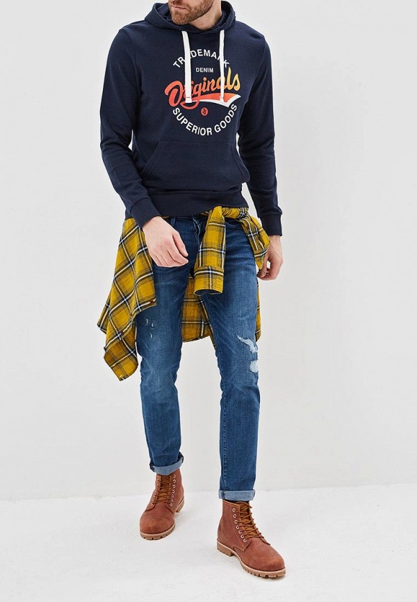 

Худи Jack & Jones; Jack & Jones JA391EMDNOP4, Синий