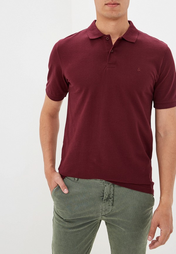

Поло Jack & Jones, Бордовый